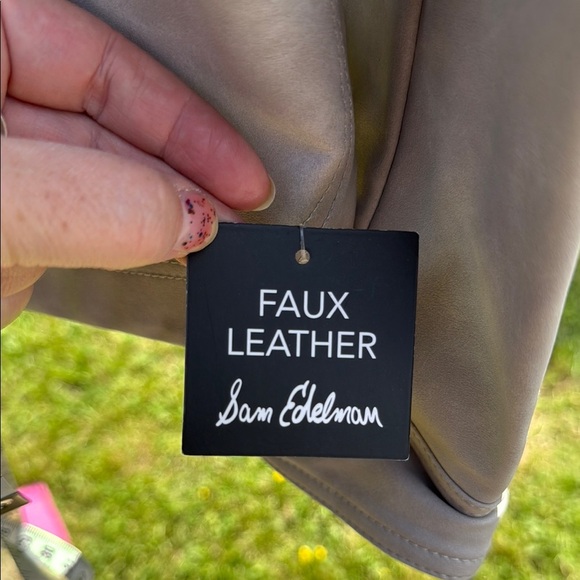 NWT Sam Edelman Beige Button-Up Jacket - Picture 3 of 5